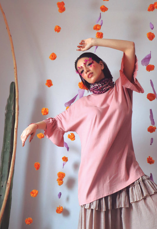 Vestido Lino Comfy Chic: Corto, Trendy y Artesanal | Muchitos Oaxaca